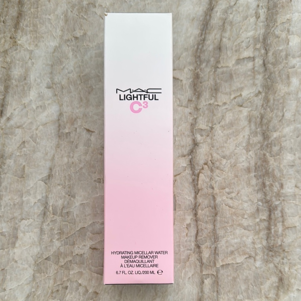 MAC Cosmetics Lightful C3 hydrating micellar water make up remover new inbox box
